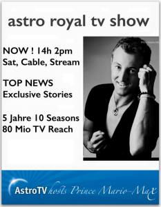 Astro Royal auf Astro TV Hit TV Show