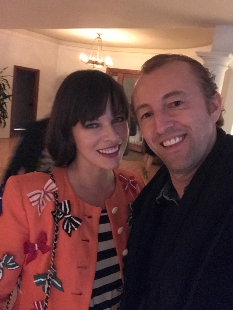 Prince Mario-Max Schaumburg-Lippe, Milla Jovovich