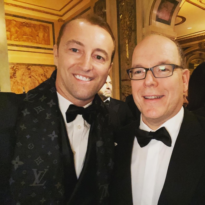 H.H. Dr. Prince Mario-Max Schaumburg-Lippe and H.S.H. Prince Albert II. of Monaco